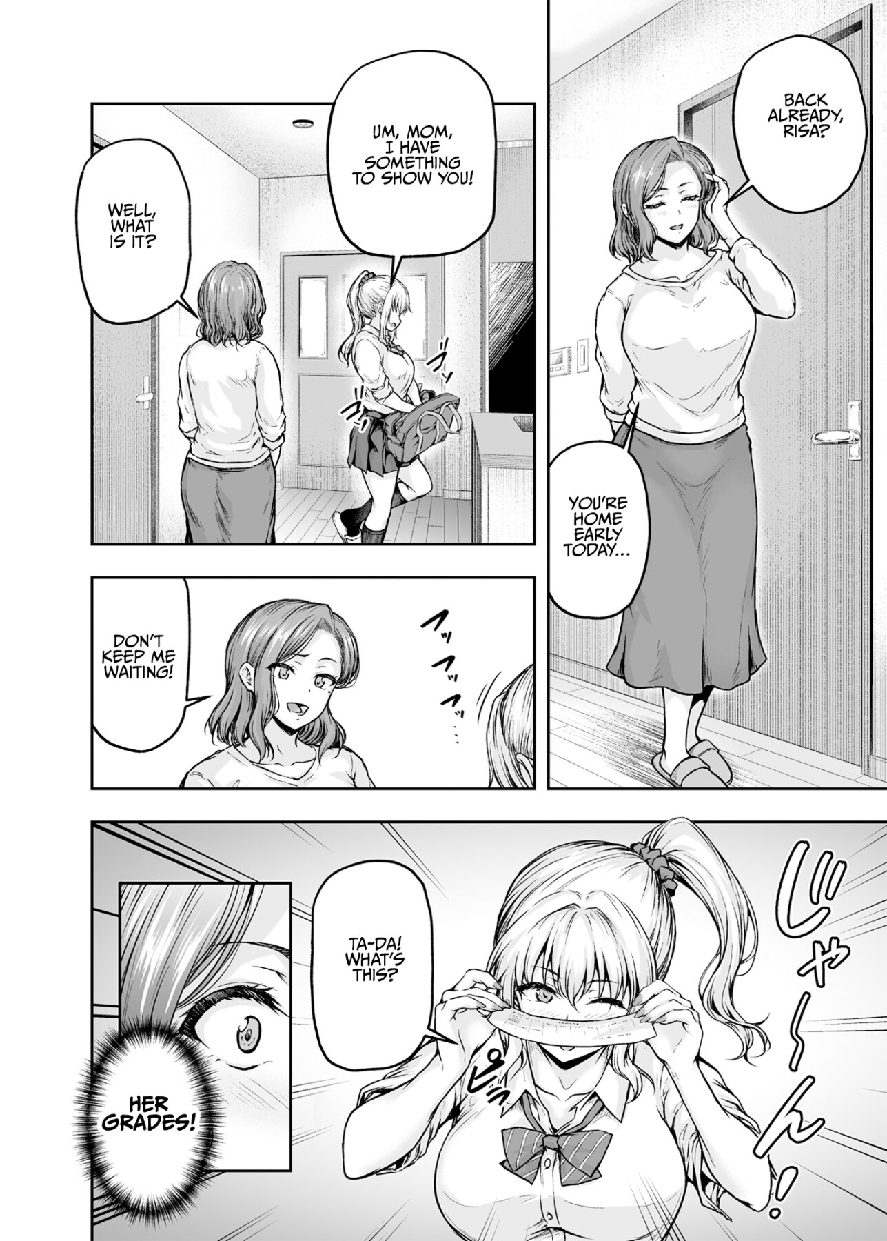 hentai manga Mom\'s obsessed with her Daughter\'s Boyfriend 2